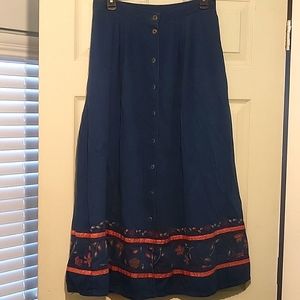 Vintage denim skirt size 14